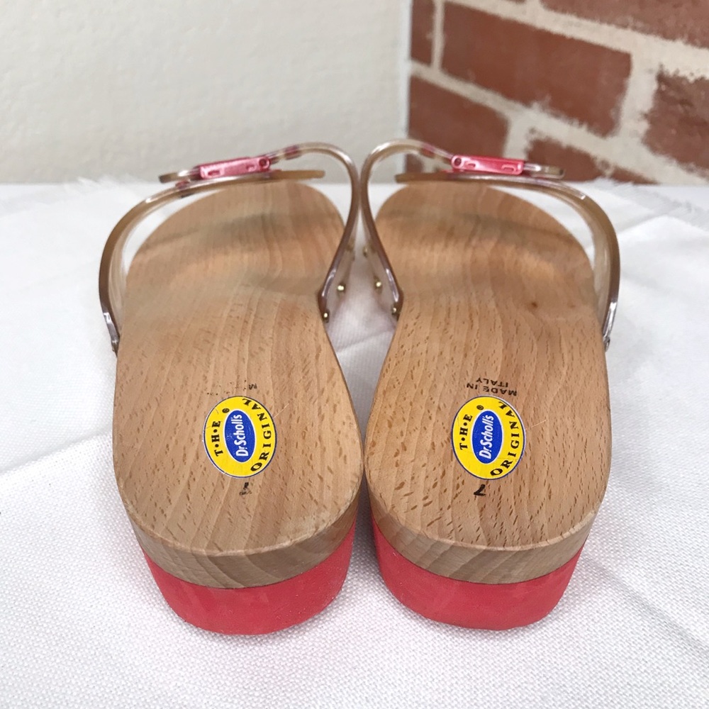 Vintage DR. SCHOLL’S Wood Exercise Sandals - Picture 7 of 8
